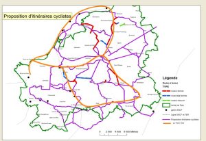 Proposition d'itinéraires cyclistes