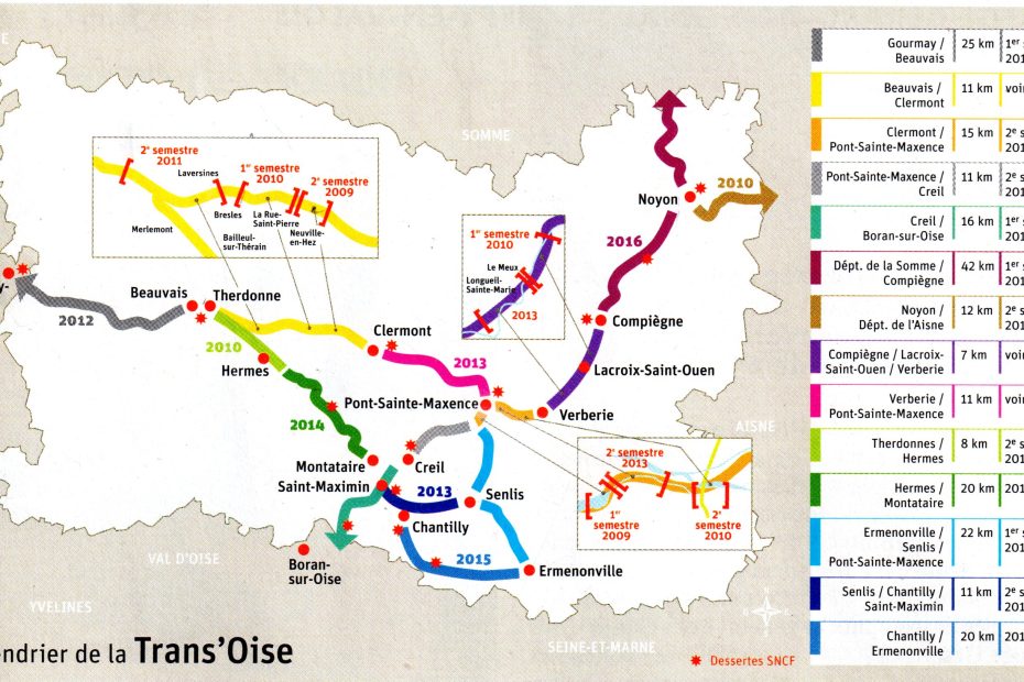 Calendrier de la Trans'Oise en 2006