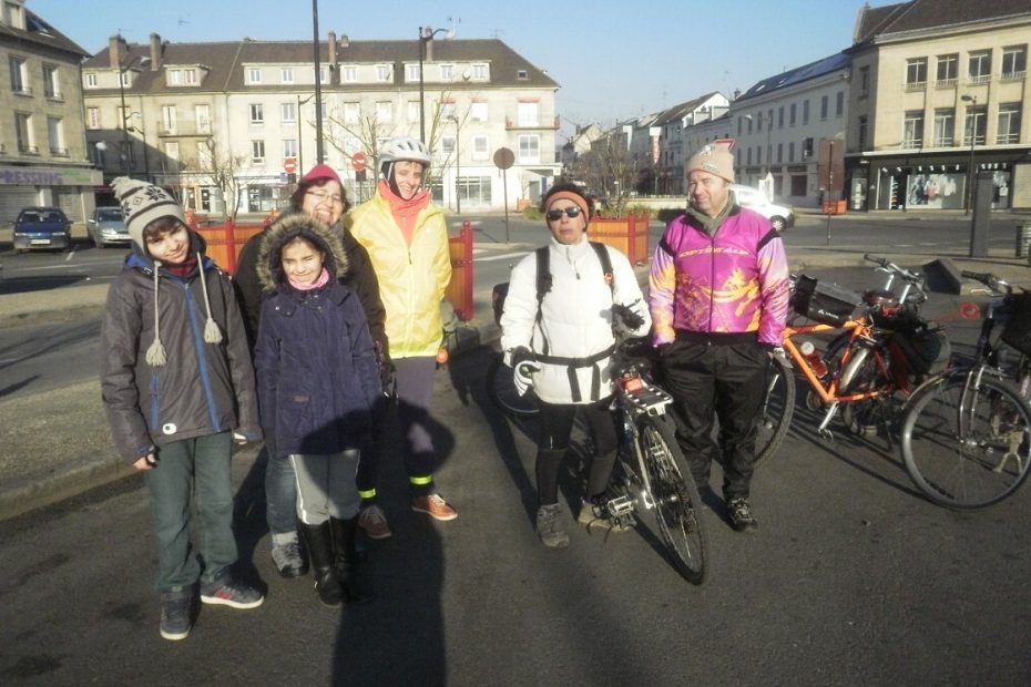 Au départ de la balade du 2 mars 2014