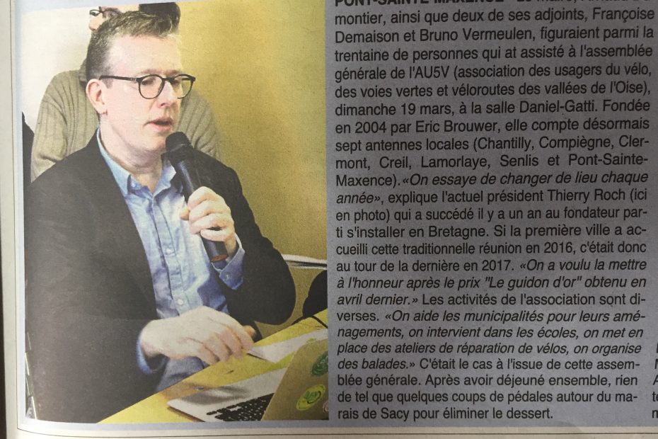 Oise Hebdo 22.3.2017 L'AG de l'AU5V