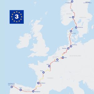 EV3 : De Trondheim a Saint Jacques de Compostelle