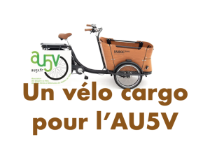 Aidez nous à acquérir un vélo cargo : faites un don de 1€ et plus