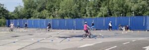 Radhia de Nogent-sur-Oise a réappris à faire du vélo