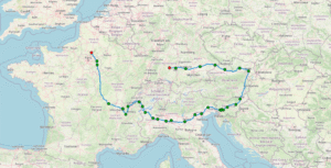 Voyage à vélo couché autour des Alpes par Joseph de Pont-Sainte-Maxence