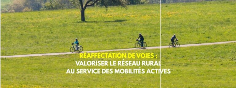 En milieu rural, la réaffectation de voirie tendance avec 3 nouvelles publications