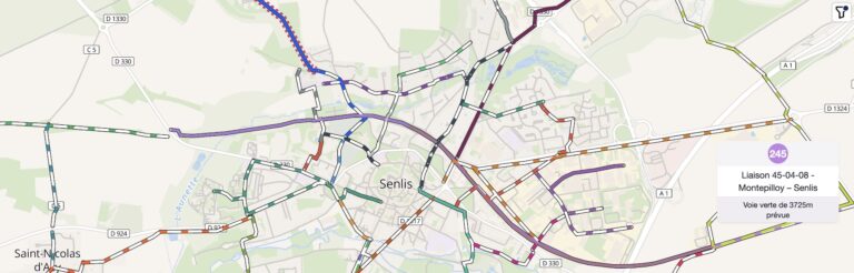 Cyclopolis : VélOOise se dote d’un outil de suivi du déploiement des schémas cyclables