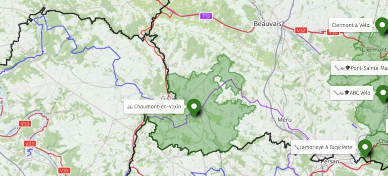 Une nouvelle antenne locale de VélOOise à Chaumont-en-Vexin