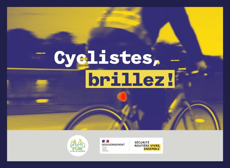Conseil aux cyclistes : bien voir et être bien vu.e